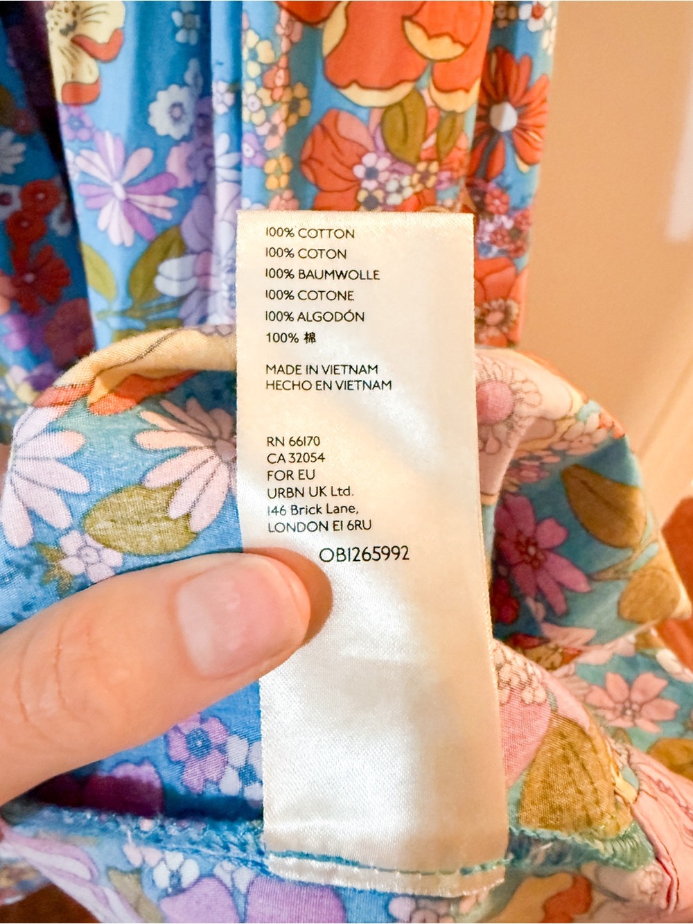 Free People Park Slope Maxi Dress Bluebell Combo Floral Size XS - Picture 4 of 8